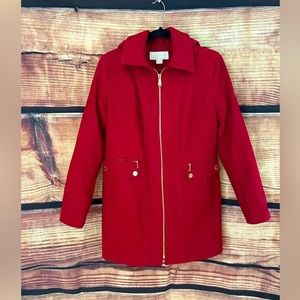 Michael Kors Wool coat size 12P. Beautiful Red